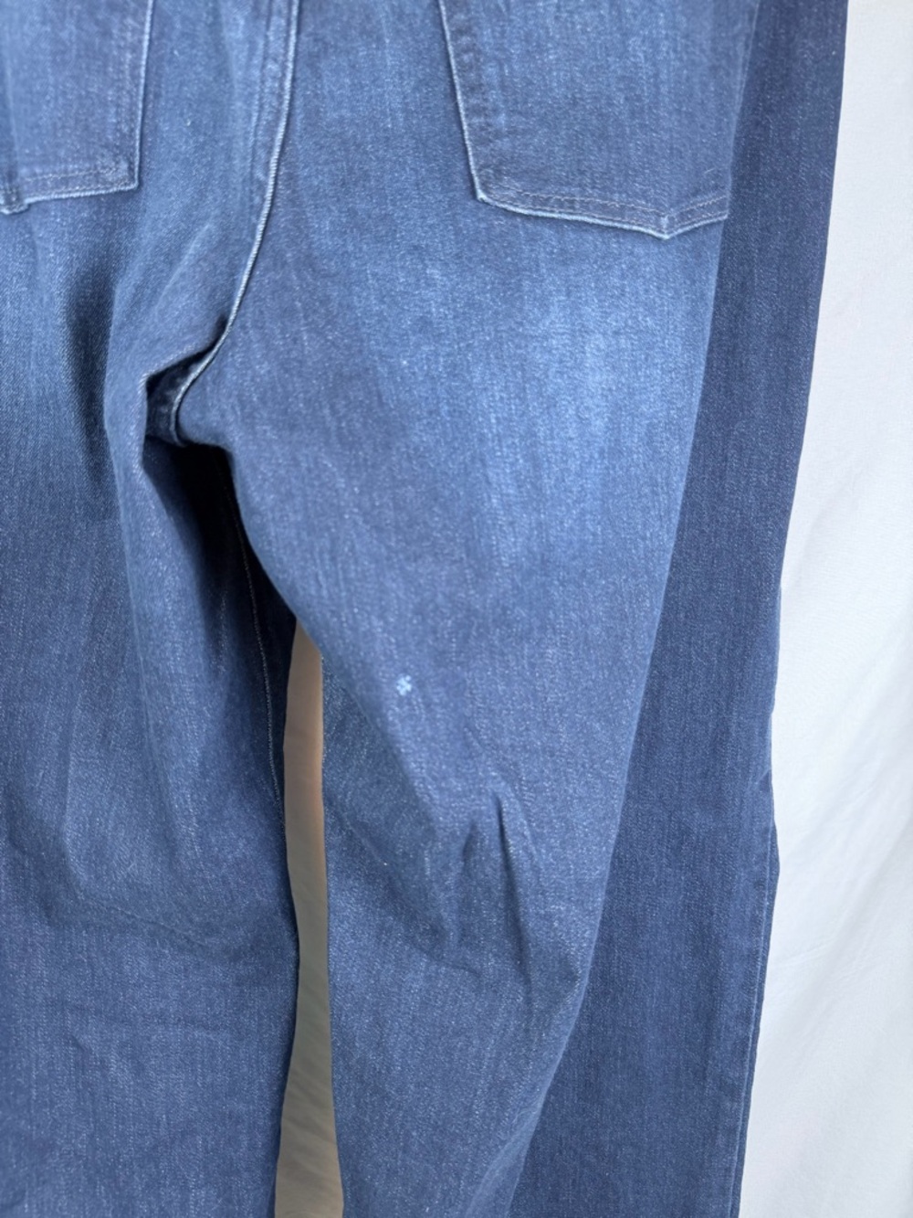 Old Navy High Rise Wow Wide Leg Jeans Dark Wash Size 16 - Picture 5 of 7